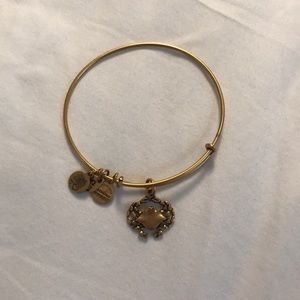 Gold Alex and Ani bracelet